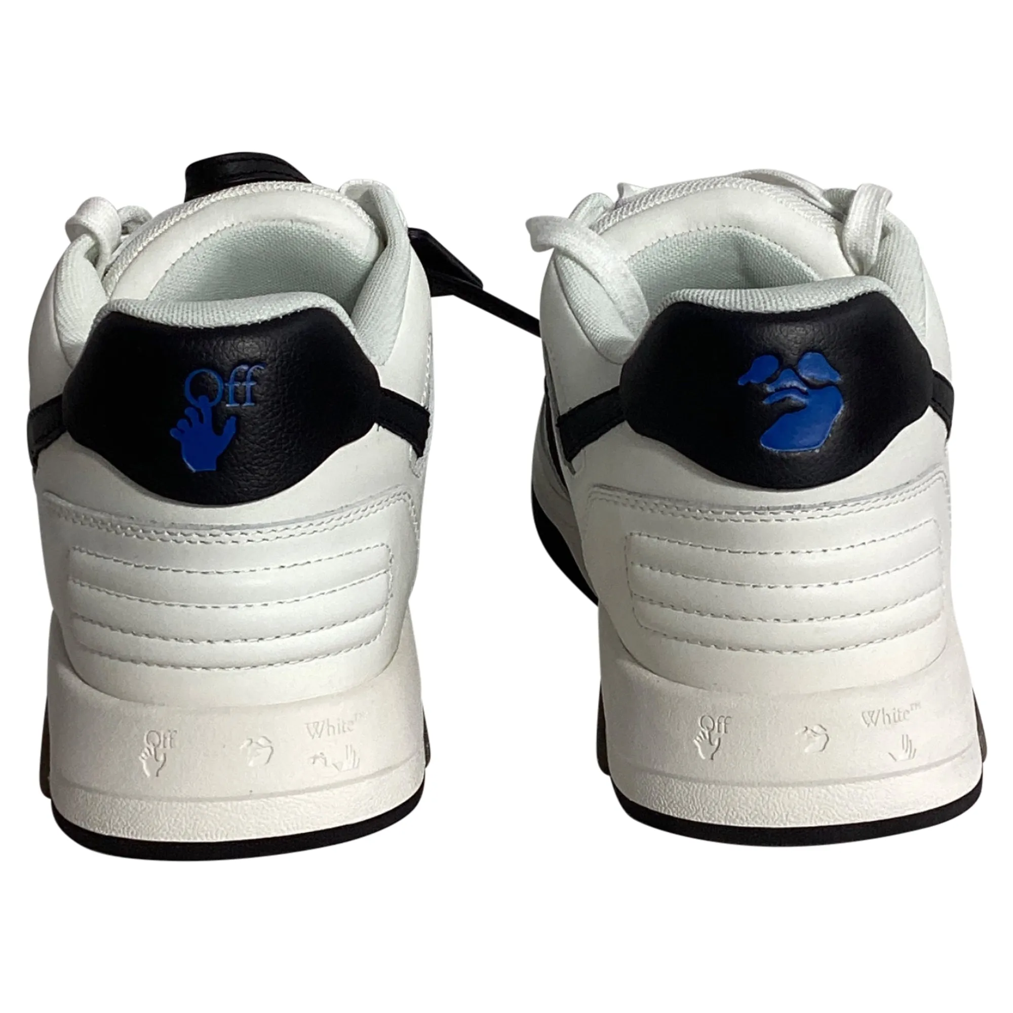 Off-White Out Of Office Sneakers in White & Black Leather