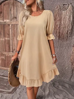 OLGA - WAIST-SCULPTING SUMMER DRESS