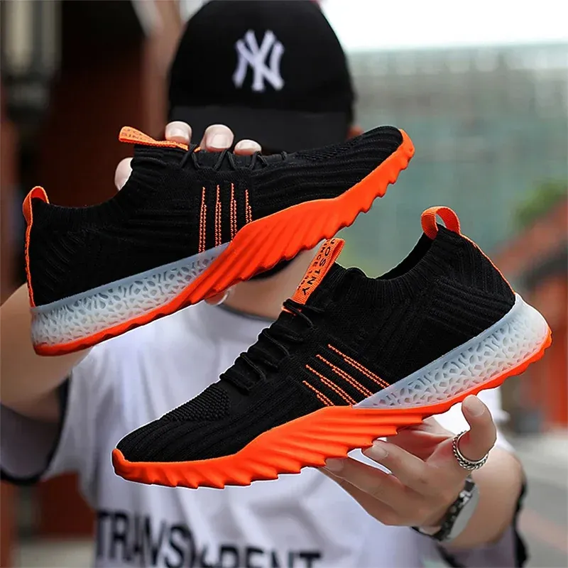 Orthopedic wedge walking sneakers for men