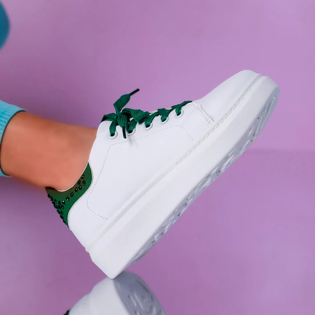 Pantofi sport Salena - White/Green