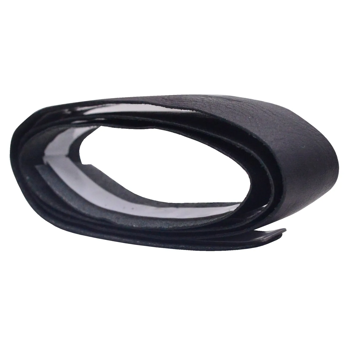 Premium Leather Handle Grip Warp For All Bikes & Scooty.(BLACK)
