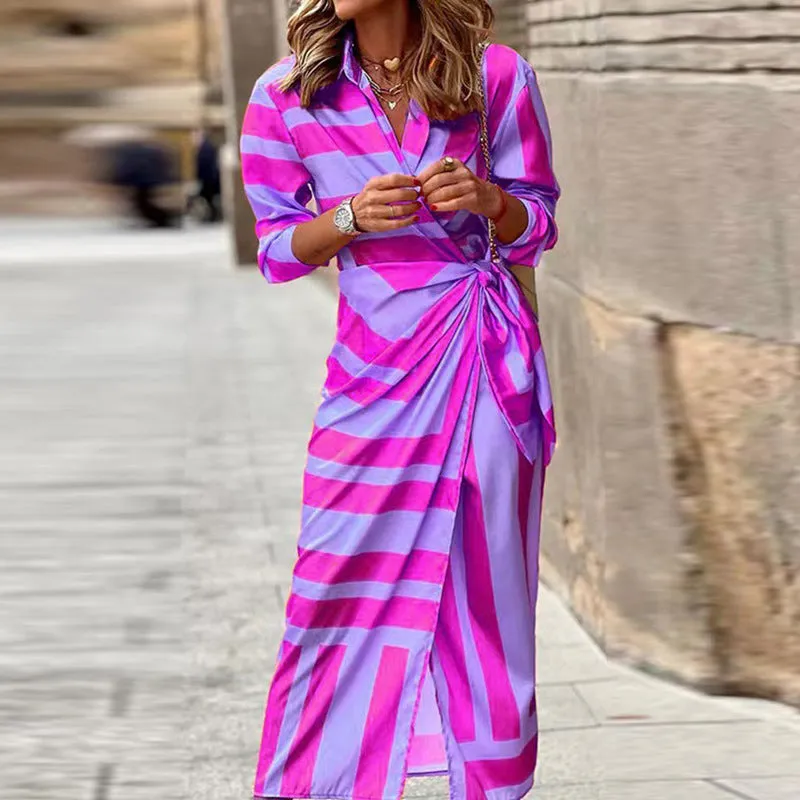 Printed Wrap Maxi Dress | Bold & Elegant | Flowy & Lightweight