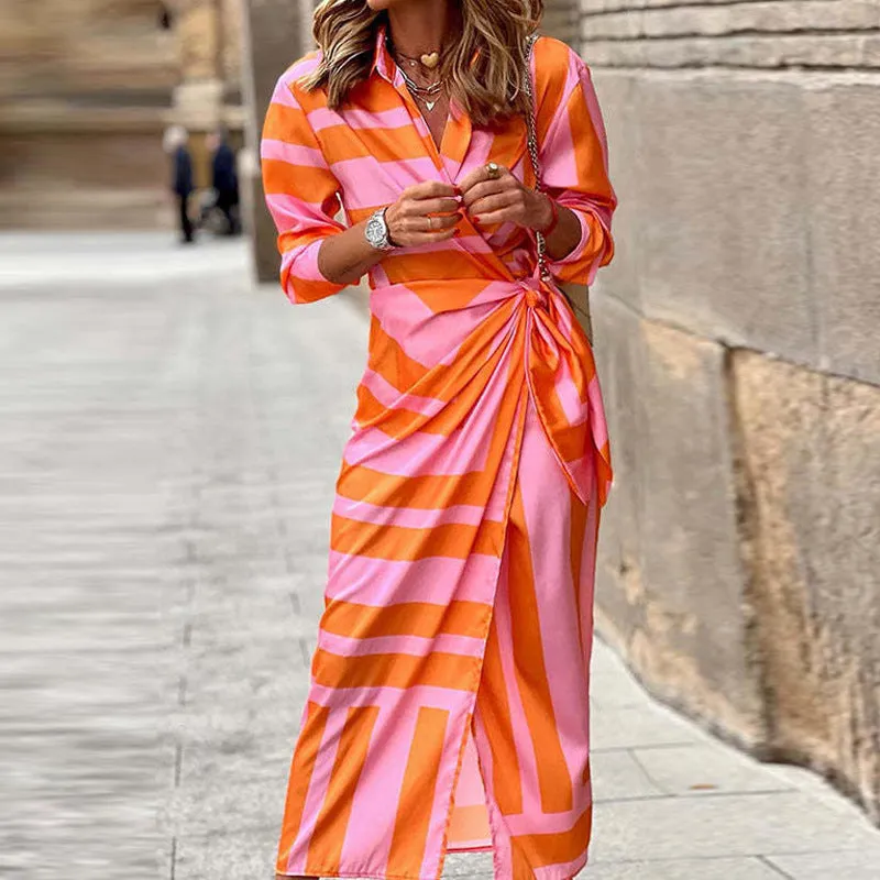 Printed Wrap Maxi Dress | Bold & Elegant | Flowy & Lightweight