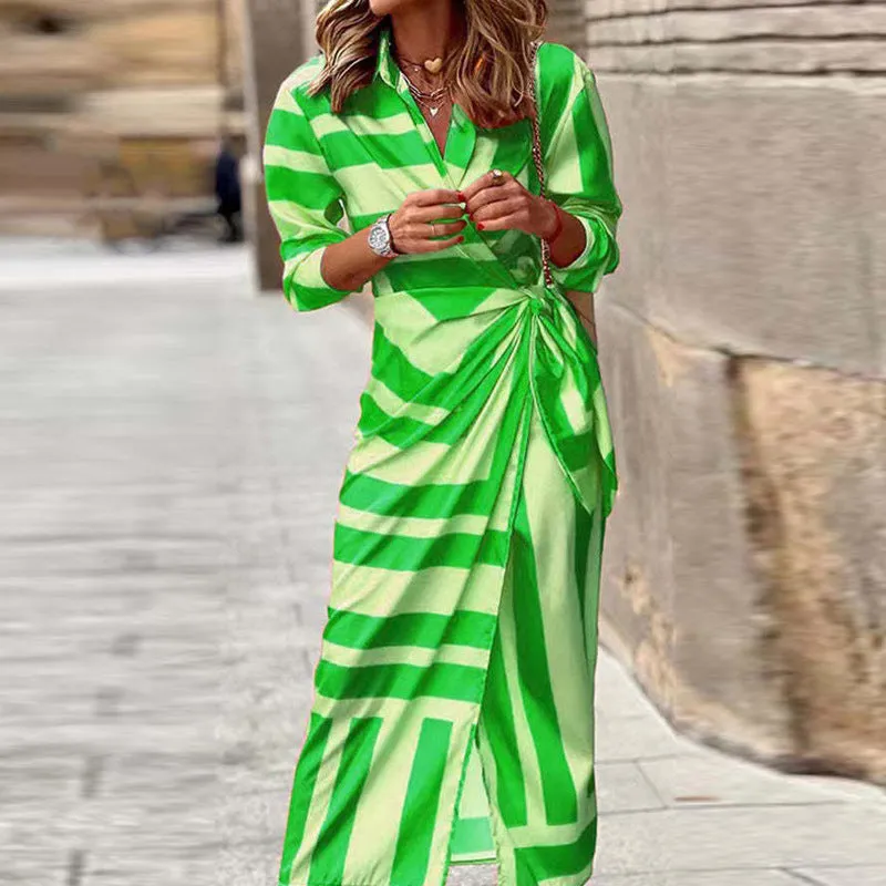 Printed Wrap Maxi Dress | Bold & Elegant | Flowy & Lightweight