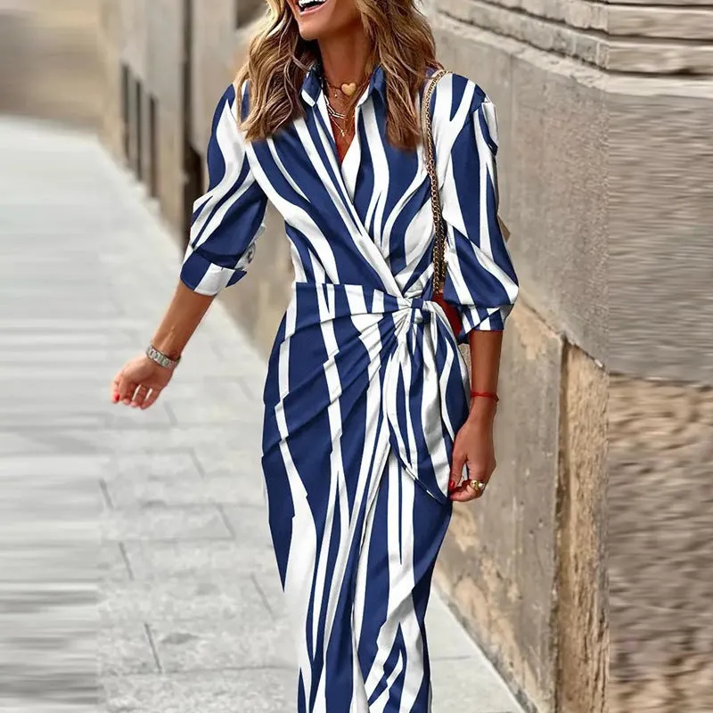 Printed Wrap Maxi Dress | Bold & Elegant | Flowy & Lightweight