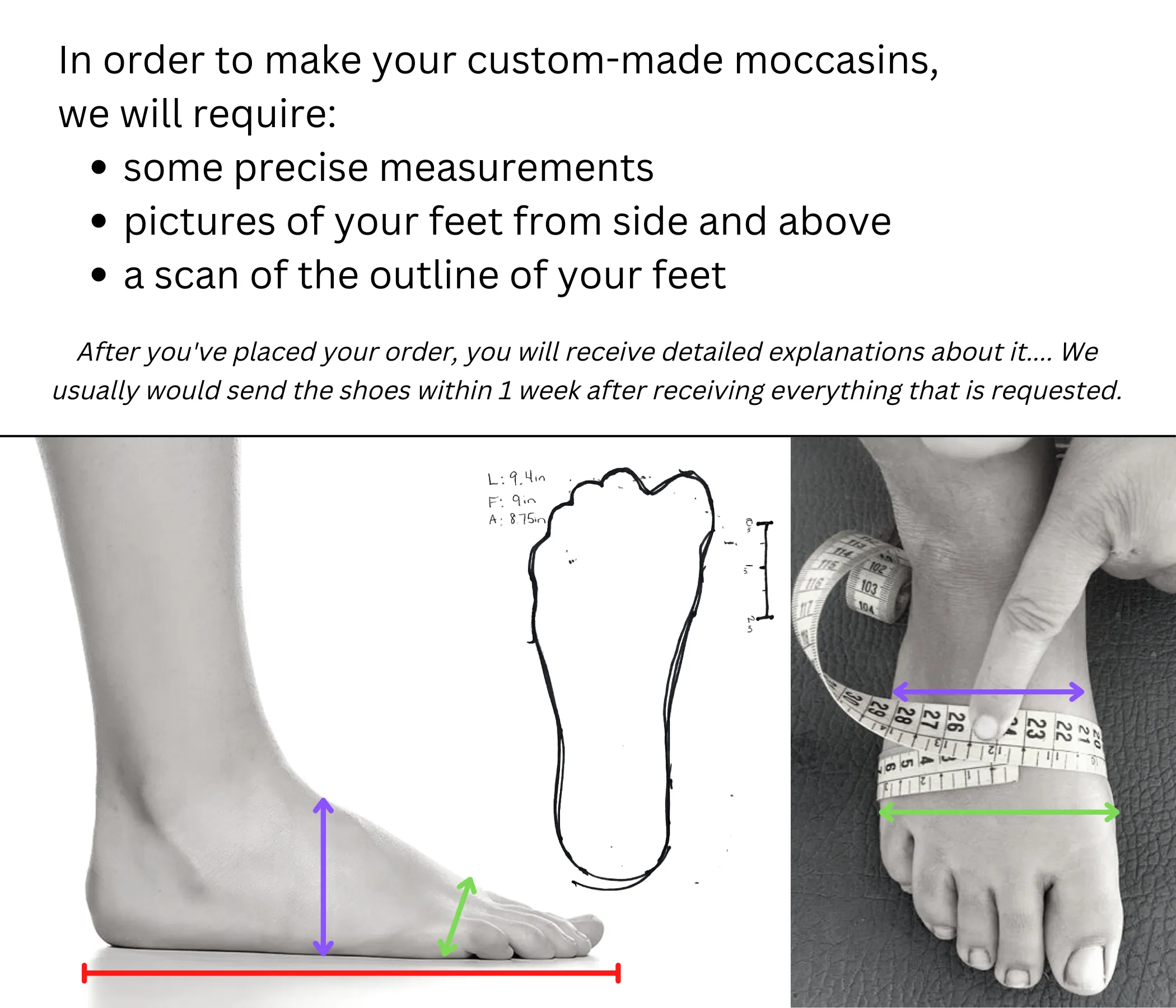 "Leaf" Moccasins / Custom-Made Barefoot-Shoes