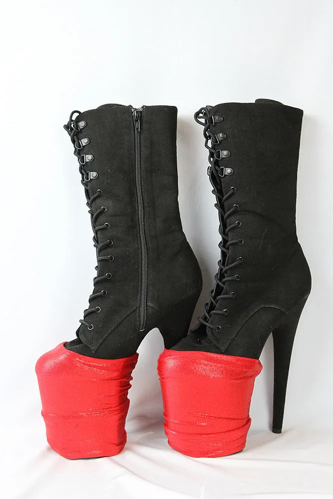 RED SPARKLE High Heel Shoe Protector