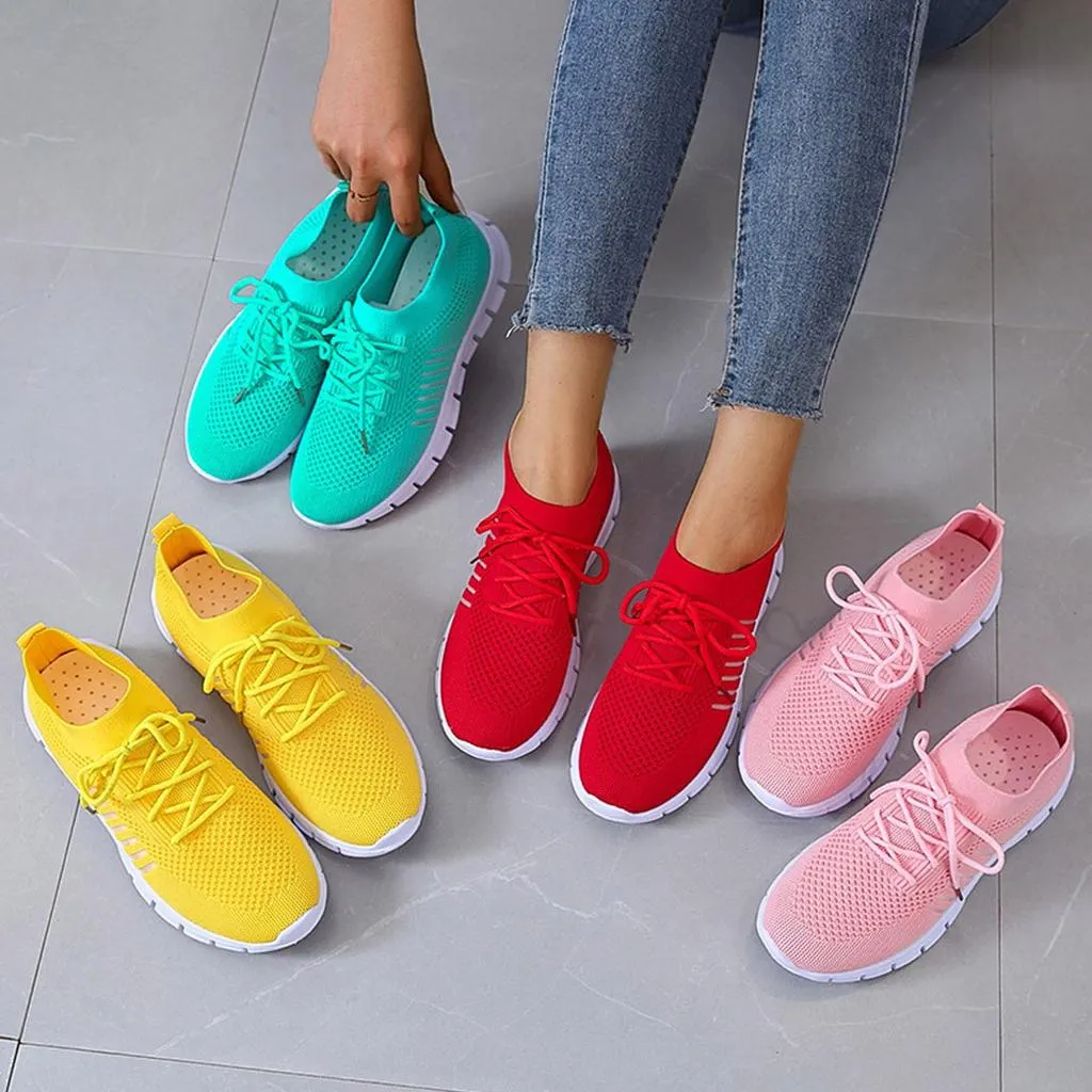Romy - Lebendiges Mesh, leichte, bequeme Sport-Sneaker | Comfort Fit Casual Sport Sneakers damen