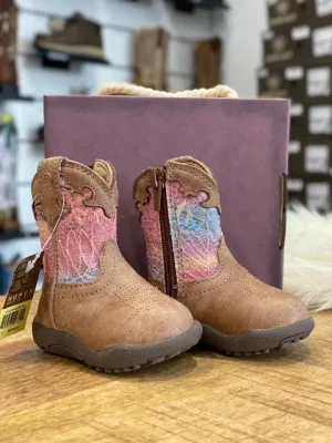 Roper Cowbabies Glitter Lace Infant Boots
