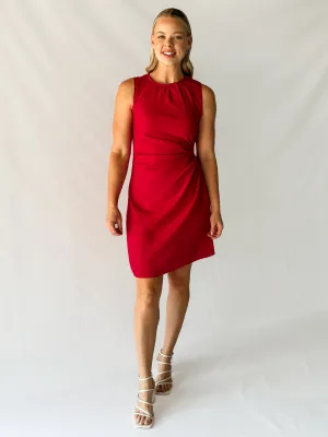 ROSALIE DRESS - RASPBERRY