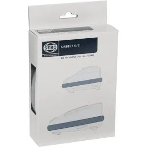 SEBO K2/K3/C/D1/D4 Airbelt Cover - Silver