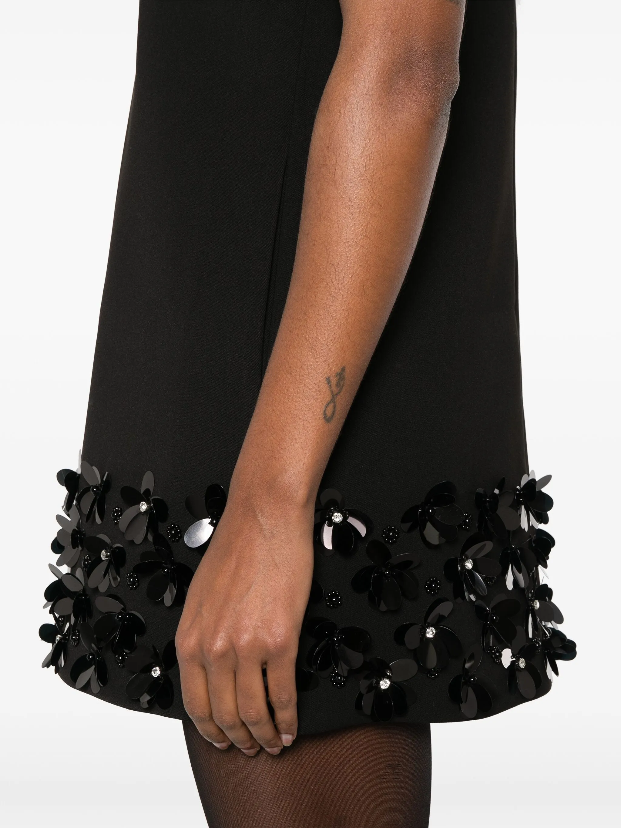 SELF-PORTRAIT Chic 3D Sequin Mini Dress