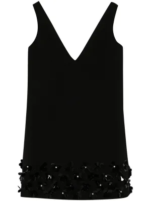 SELF-PORTRAIT Chic 3D Sequin Mini Dress