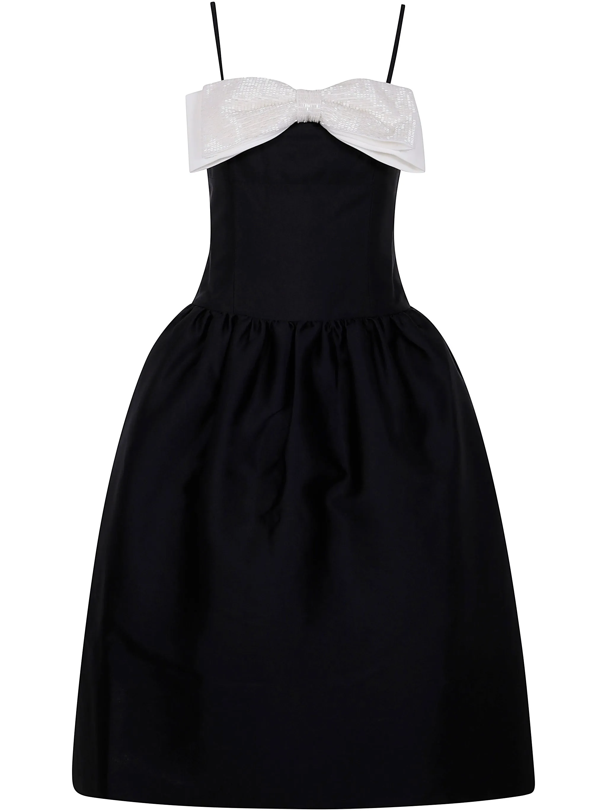 SELF-PORTRAIT Elegant Bow Midi Dress
