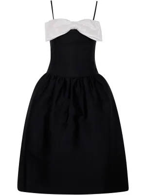 SELF-PORTRAIT Elegant Bow Midi Dress
