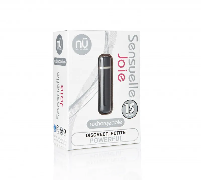 Sensuelle Joie 15 Function Bullet - Black