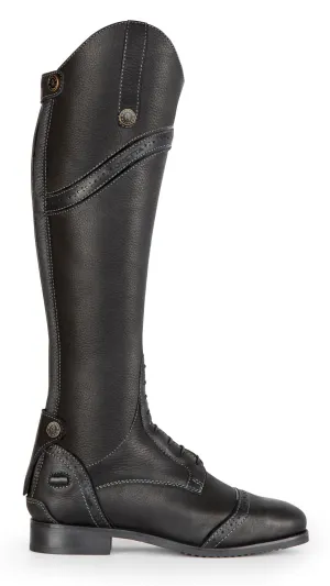 Shires Moretta Black Constantina Laced Front Riding Boots