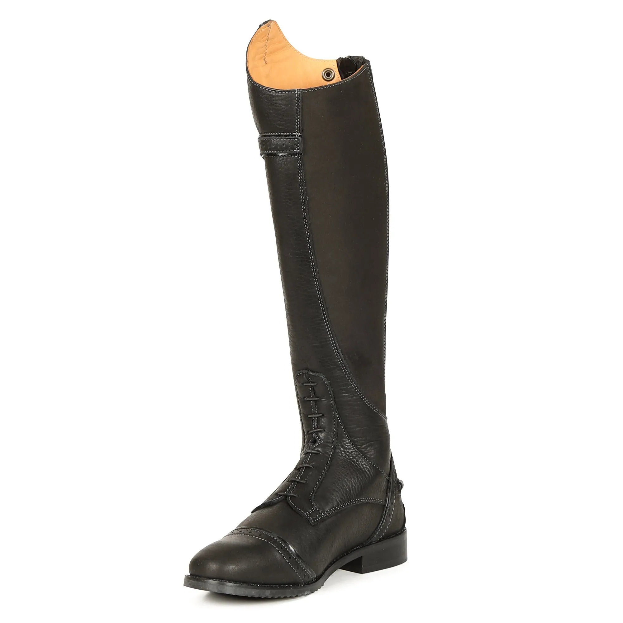 Shires Moretta Black Constantina Laced Front Riding Boots