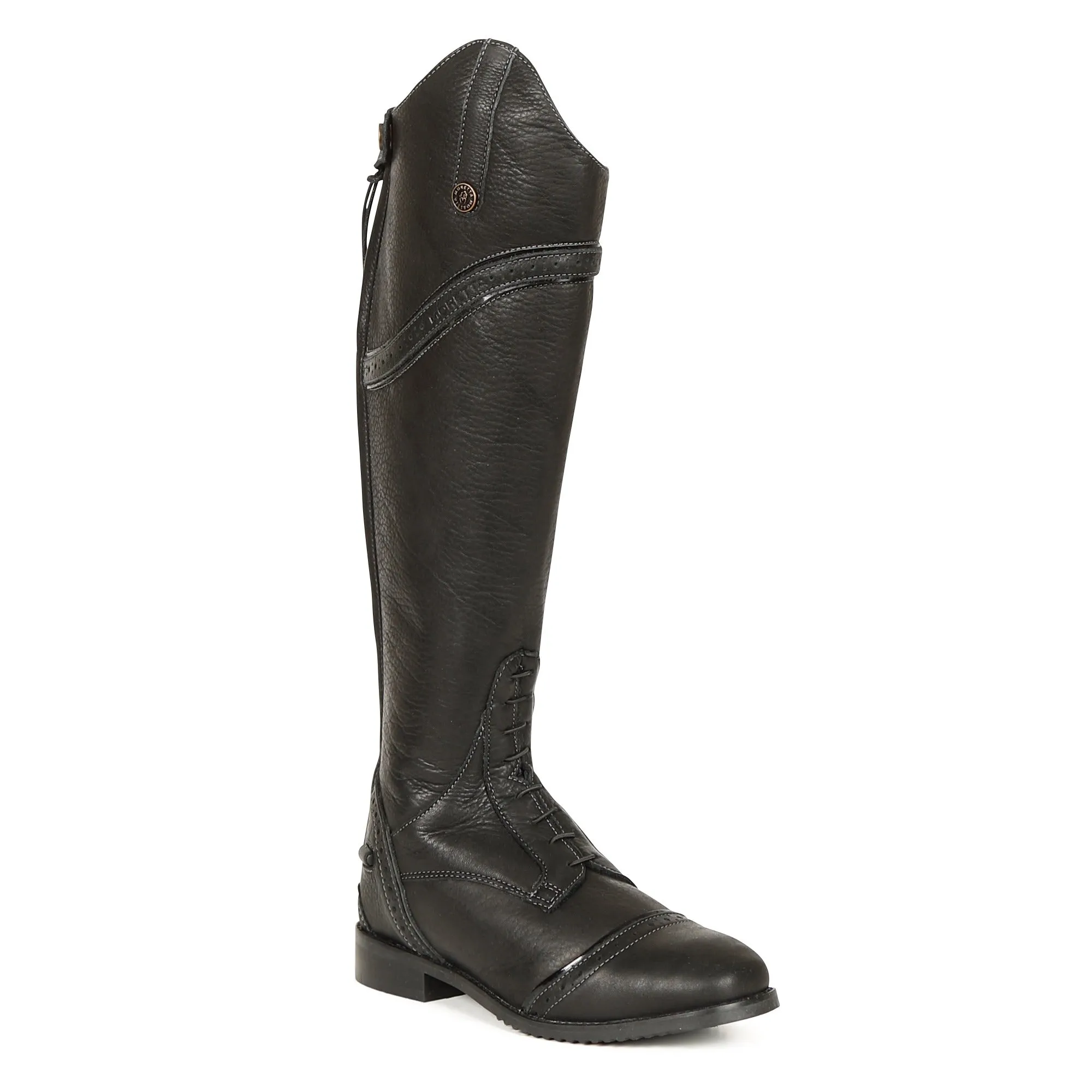 Shires Moretta Black Constantina Laced Front Riding Boots
