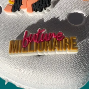 SHOE CHARMS - FUTURE MILLIONAIRE