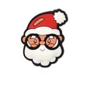 SHOE CHARMS - SANTA WITH GLASSES