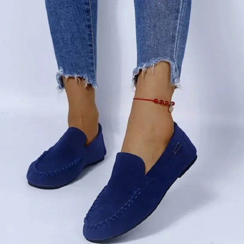 Shoes for Women 2024 Brand Slip-on Women's Flats Fashion Solid Casual Flat Shoes Hot Sale Round Toe Light Loafers Zapatos Mujer