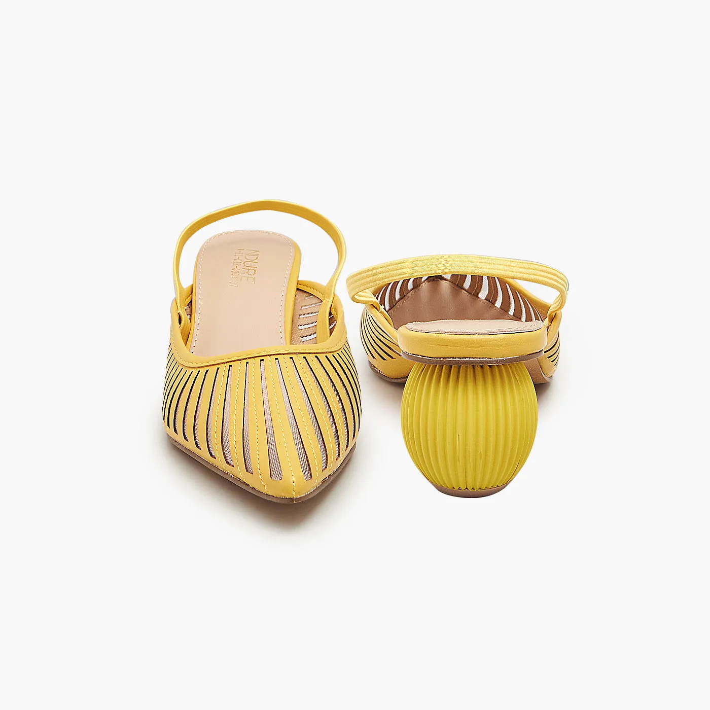 Spherical Heeled Slingback