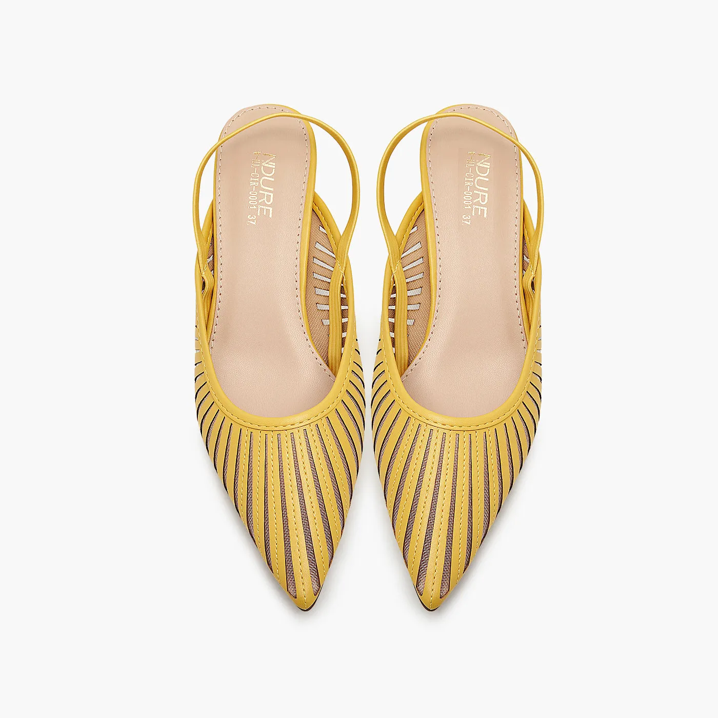 Spherical Heeled Slingback