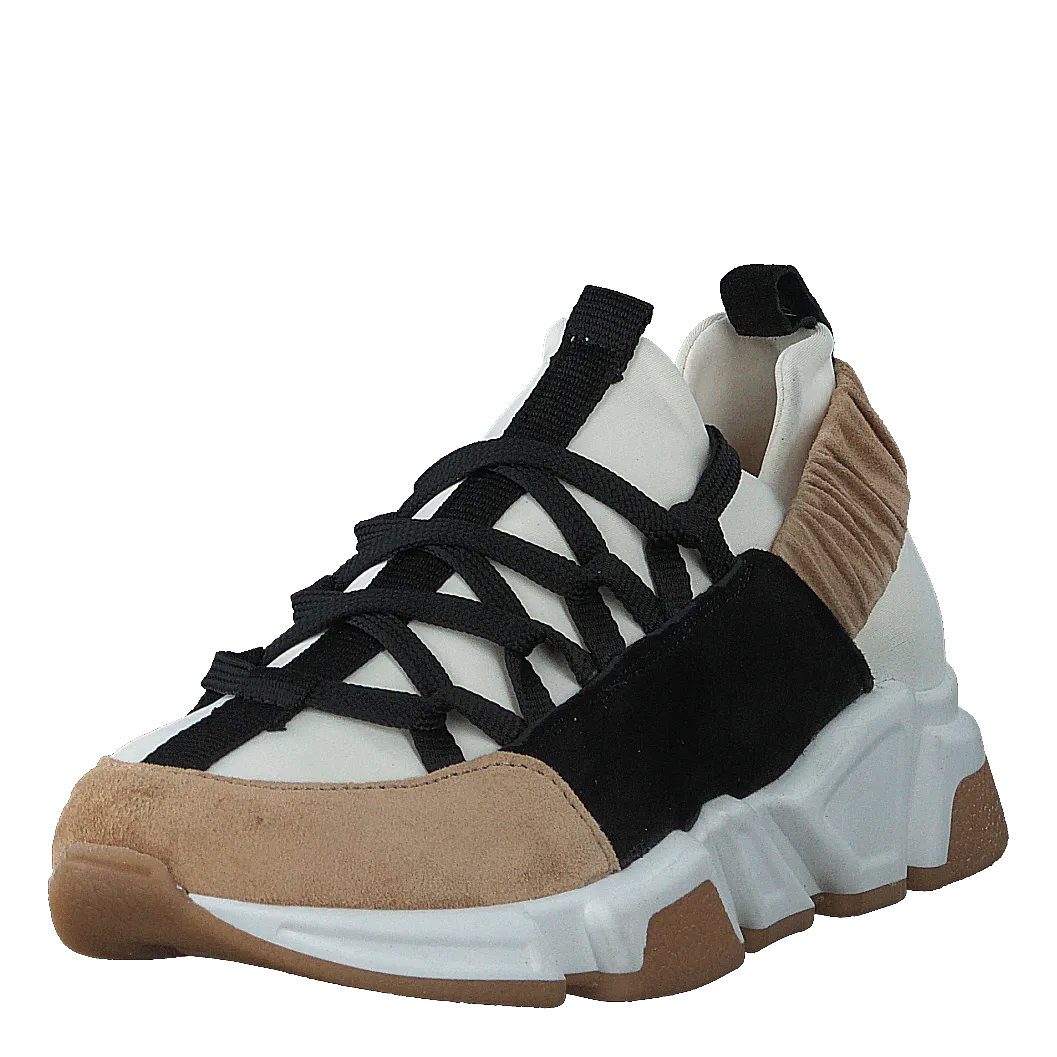 Sportshoe Beige/white/black