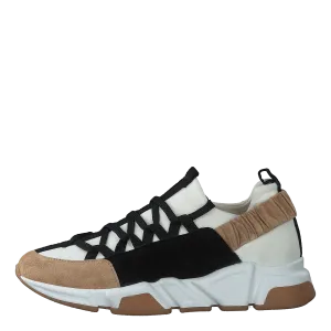 Sportshoe Beige/white/black
