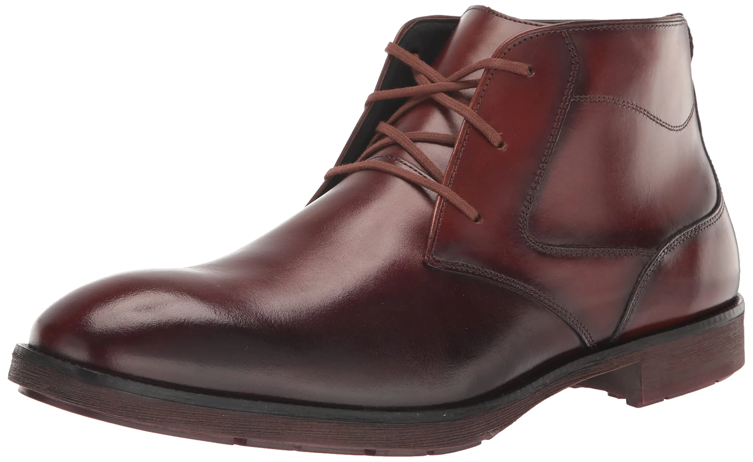 Stacy Adams Men's Kyron Chukka Boot, Cognac Smooth, 8.5
