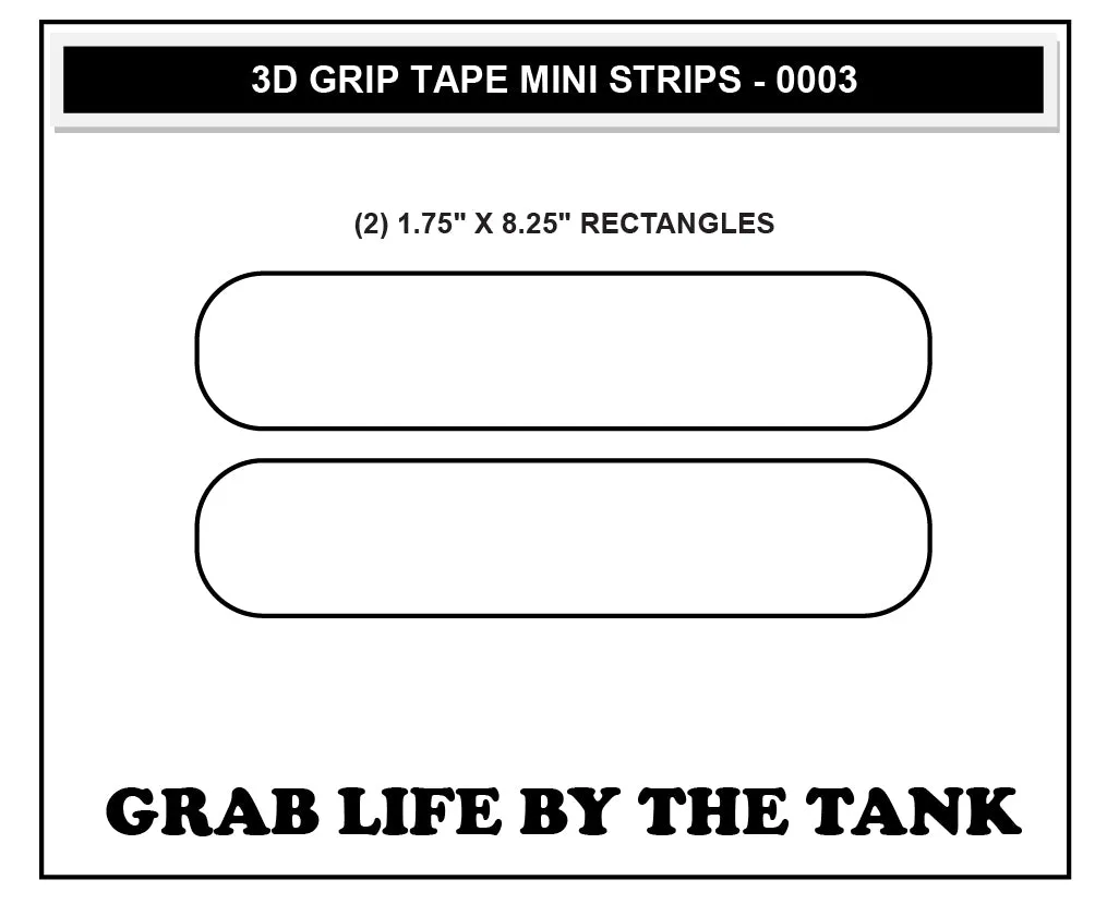 Stompgrip - All-Purpose 3D Griptape: Mini Strips (0003)
