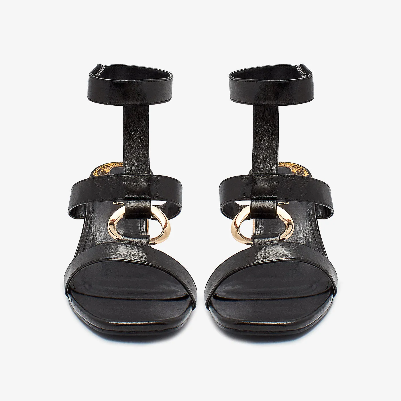 Strappy Womens Block Heels
