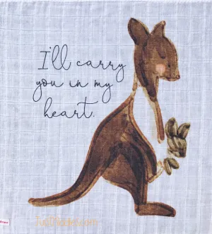 Swaddle Muslin Blanket - KANGAROO