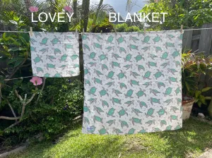 Swaddle Muslin Blanket - TURTLE