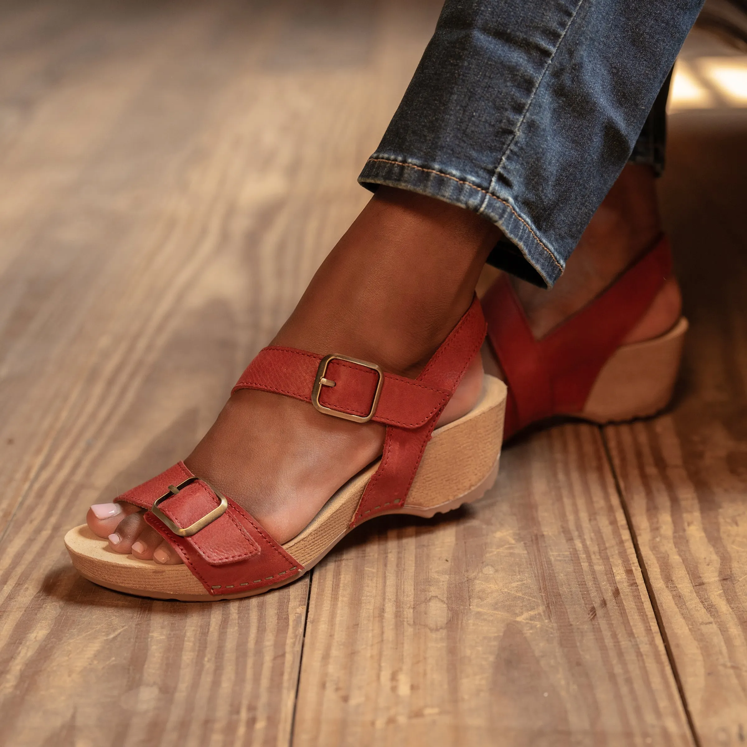 Trinity Cayenne Burnished Nubuck