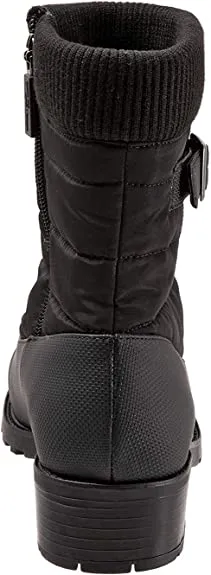 Trotters Women's Berry MID Ankle Boot, Black, 8.0 M US