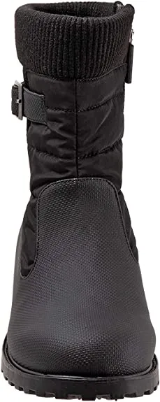Trotters Women's Berry MID Ankle Boot, Black, 8.0 M US