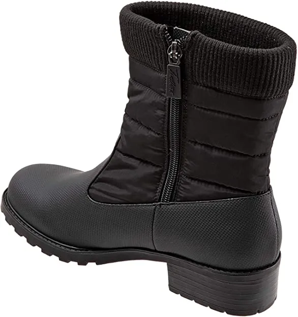 Trotters Women's Berry MID Ankle Boot, Black, 8.0 M US