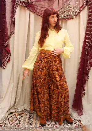Vintage Buttercup Puff Sleeve Blouse