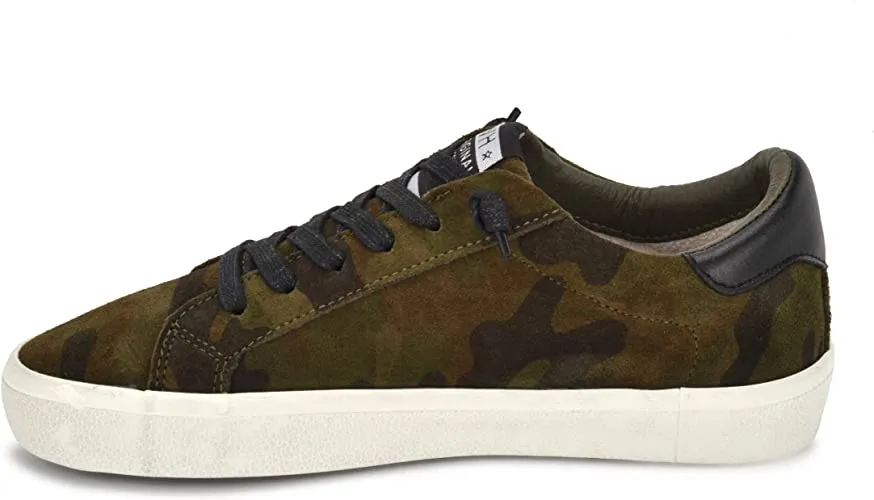 VINTAGE HAVANA Bleeker CAMO with Stripe Women's Fashion Sneaker (5.5 M, Army Camo)