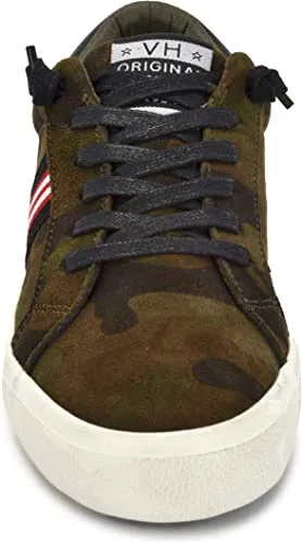 VINTAGE HAVANA Bleeker CAMO with Stripe Women's Fashion Sneaker (5.5 M, Army Camo)