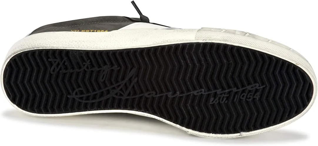 VINTAGE HAVANA Women's BRISTAL Round Toe LACE Less Slip-ON Fashion Sneaker 6 M Wild Black