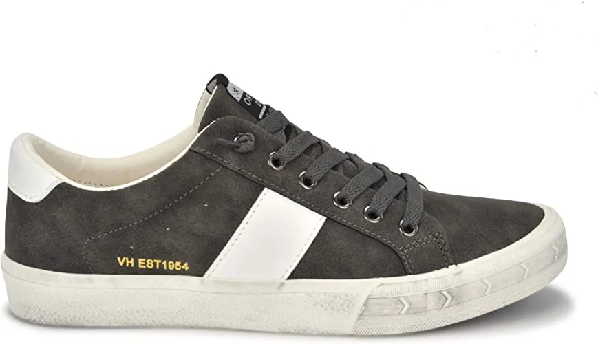 VINTAGE HAVANA Women's BRISTAL Round Toe LACE Less Slip-ON Fashion Sneaker 6 M Wild Black