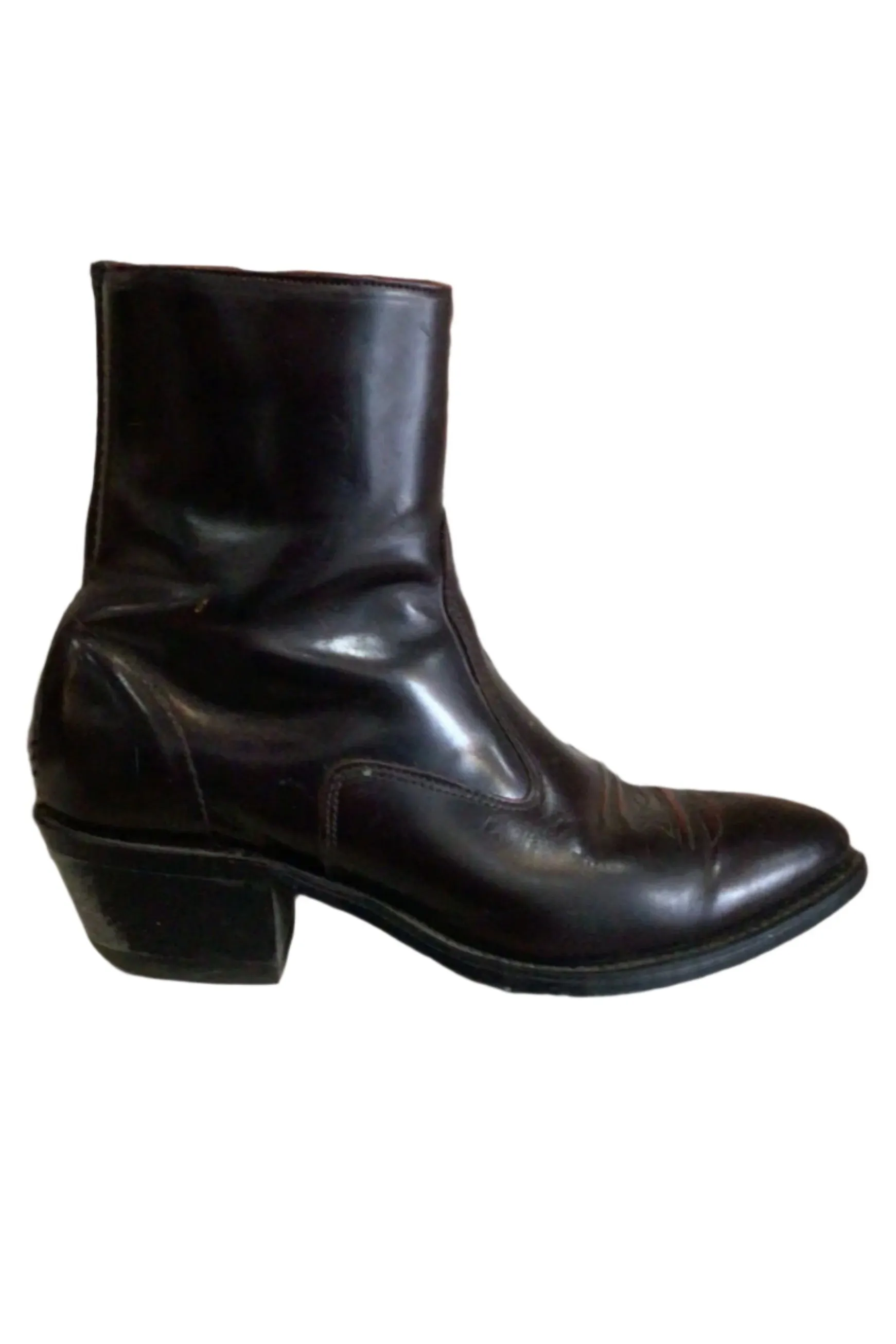 Vintage Leather Cowboy Boots