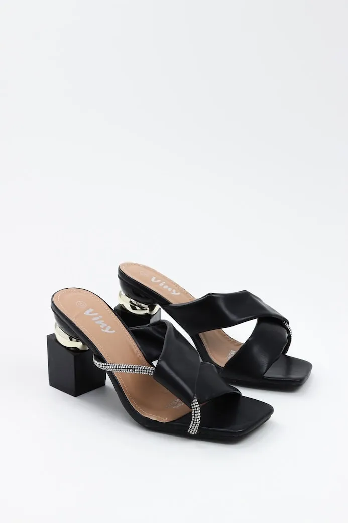 Viny - Women's Square Block Heels