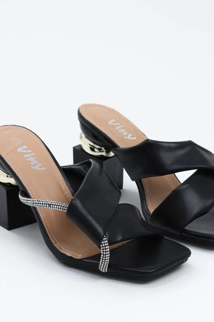 Viny - Women's Square Block Heels