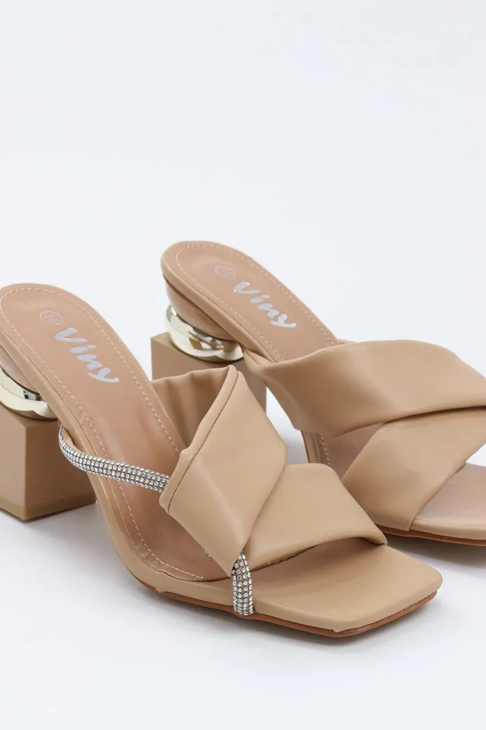 Viny - Women's Square Block Heels