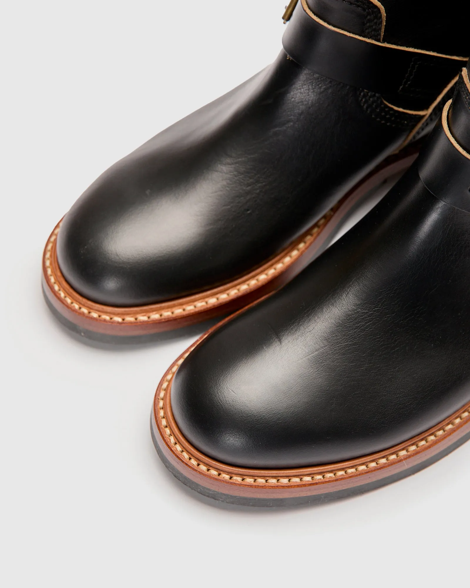Wabash Engineer Boot in Horween Chromexcel Black