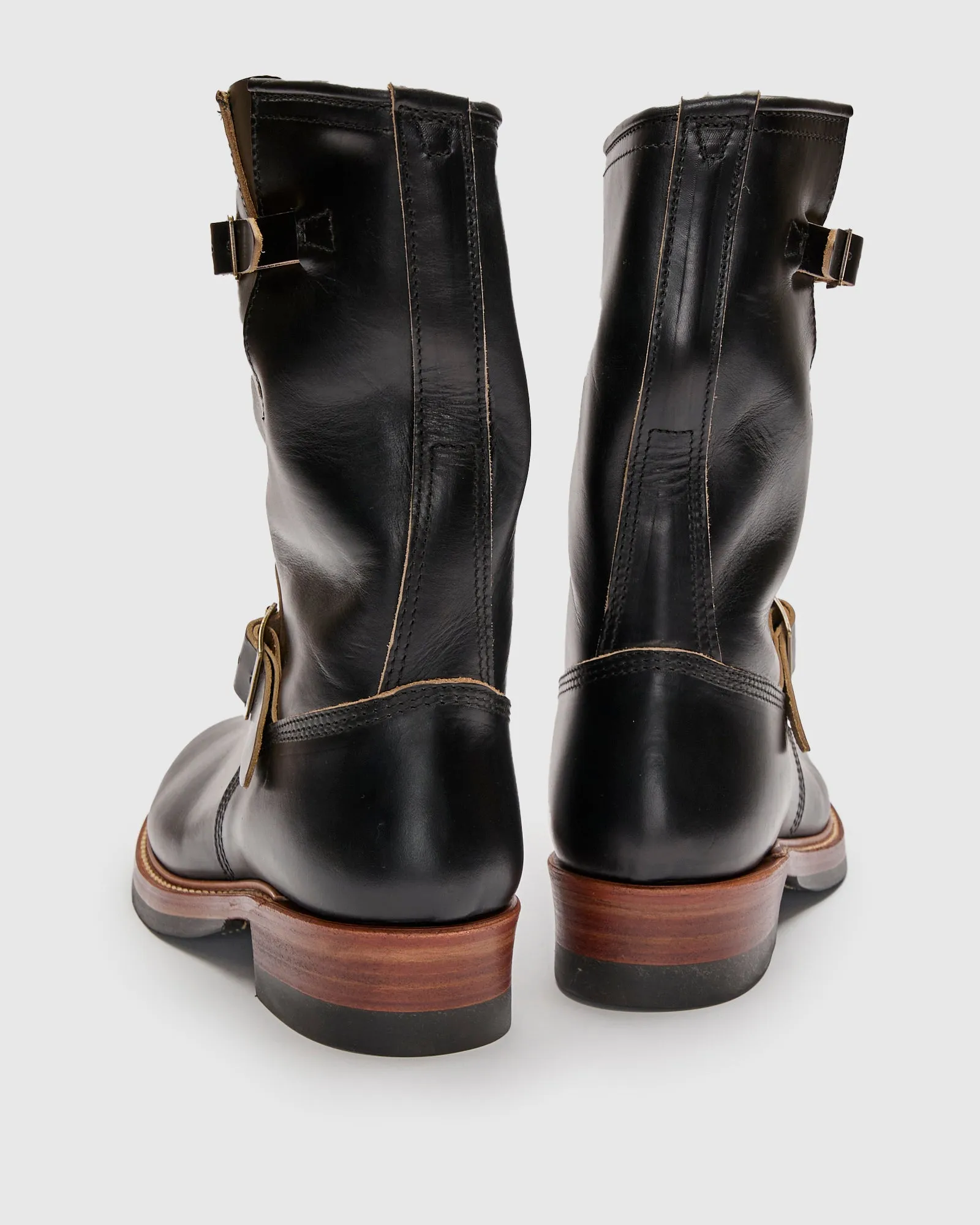 Wabash Engineer Boot in Horween Chromexcel Black